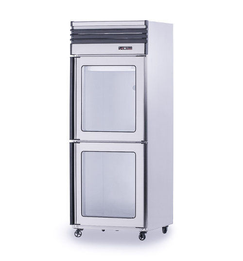 TOROL FFJ25A1E-P-2-IV 2-Door 冷藏冷凍兩用櫃（白鋼玻璃門）