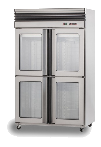 TOROL FFJ40A1E-P-2-IV 4-Door 冷藏冷凍兩用櫃(白鋼玻璃門)